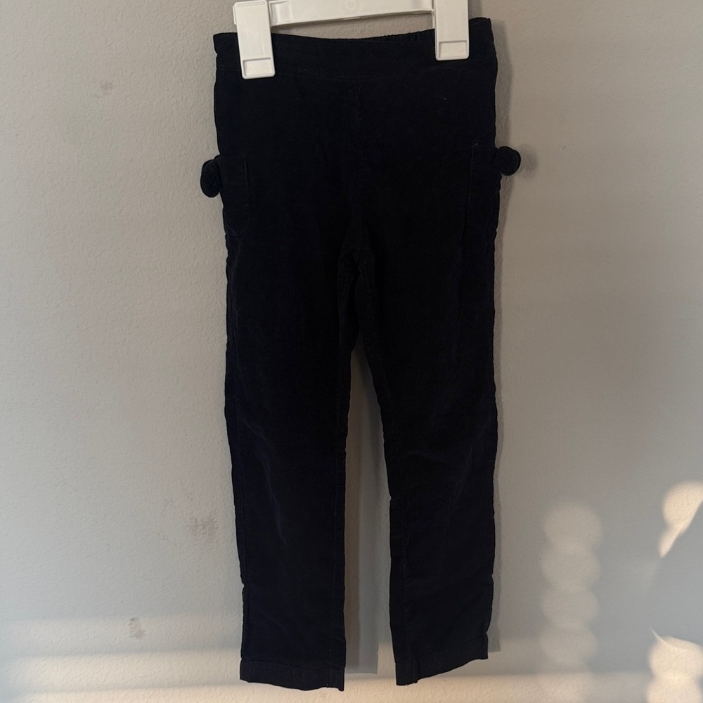 Bella Bliss Navy Blue Corduroy Pants with Bow Detail Girl’s Sz 6